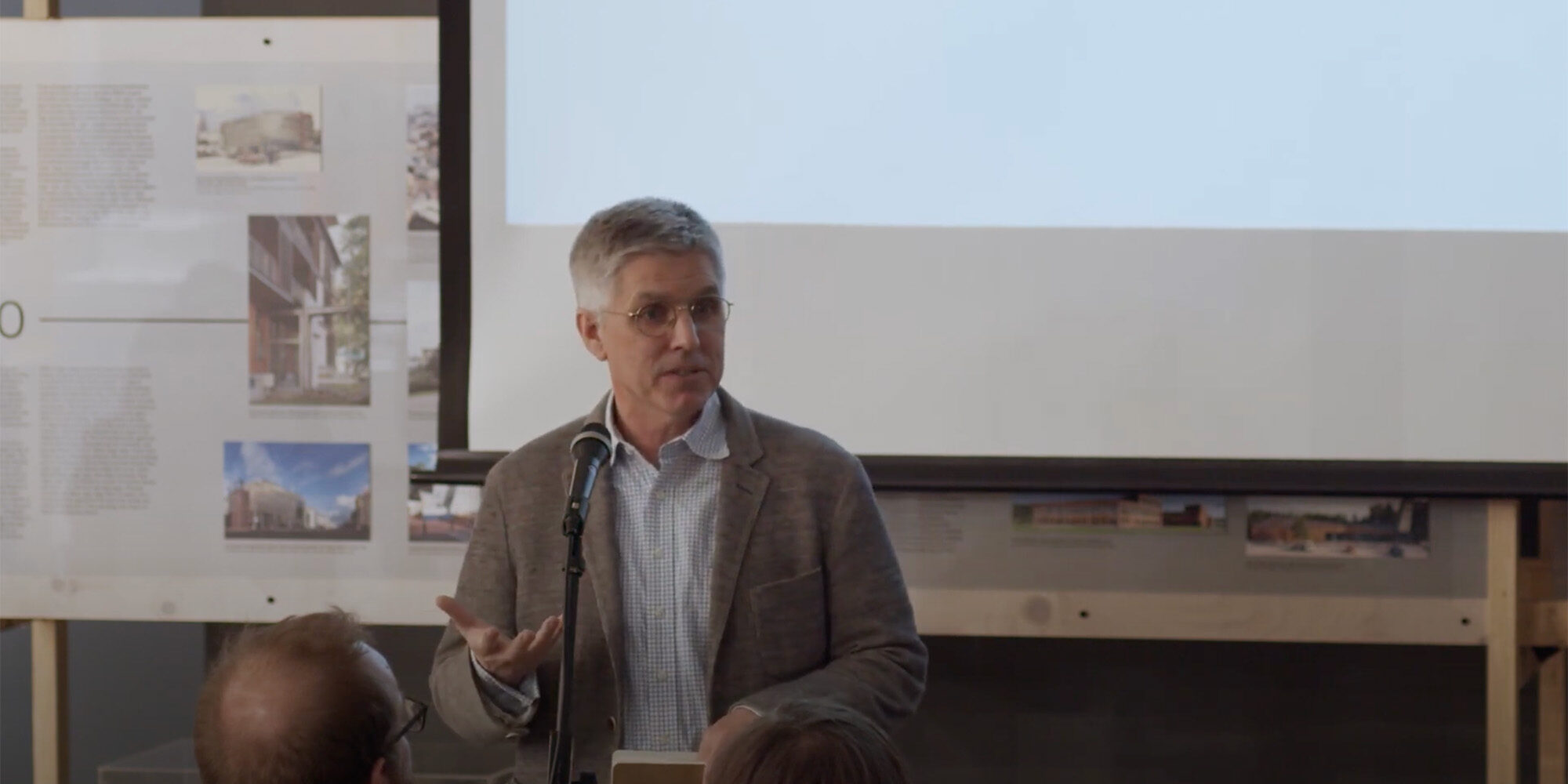 William Whitaker giving a lecture