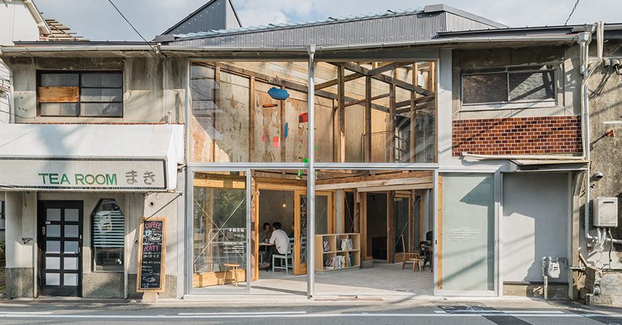 Jaapani arhitektuurinäitust illustreeriv pilt