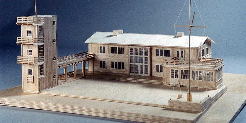 Makett Pirita jahisadamast