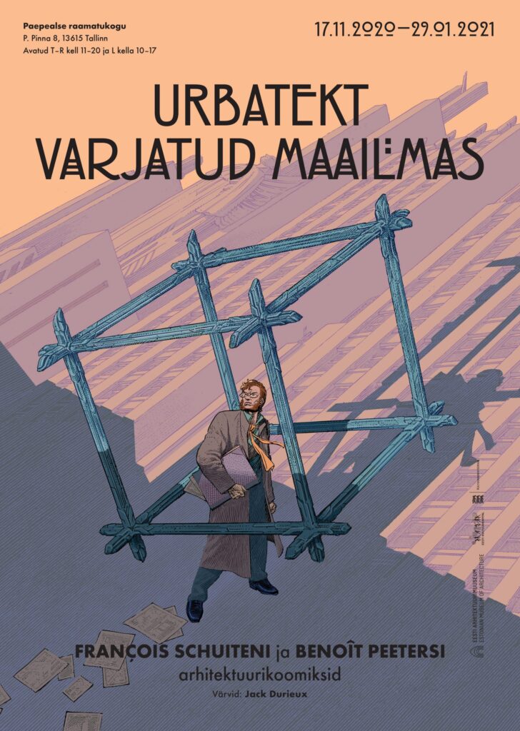 Plakat näitusele Urbatekt varjatud maailmas