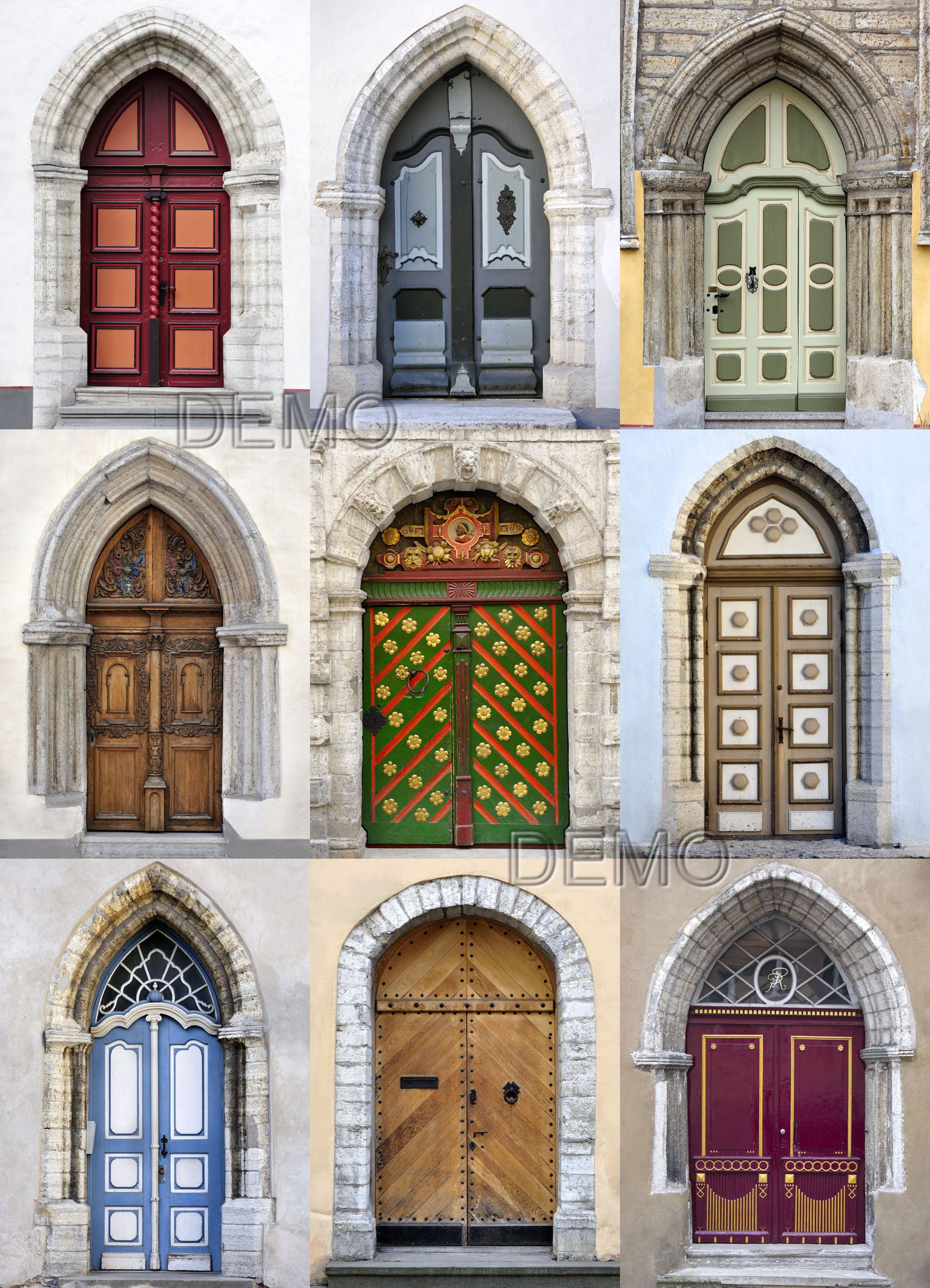 Postkaart Tallinna vanalinna ustega