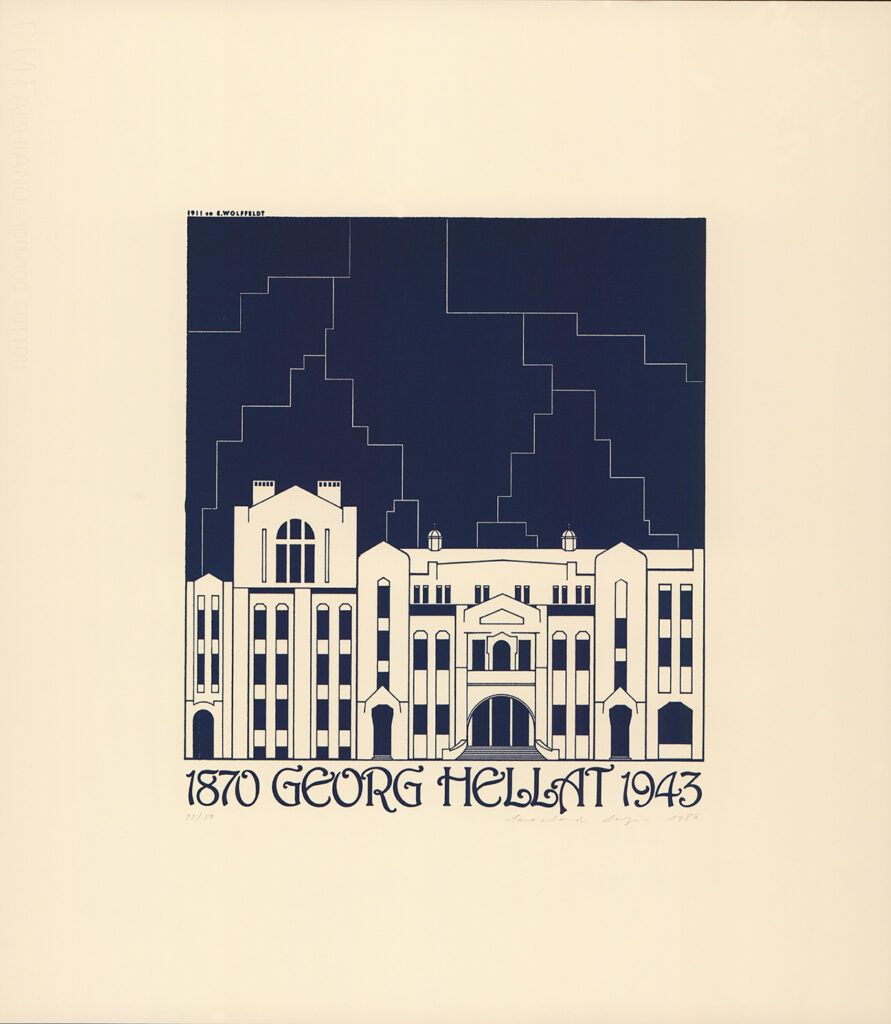 Georg Hellat ja Alfred Jung. Endla theatre-society hall in Pärnu (1911)