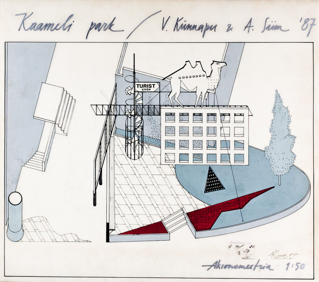 Kaameli park, aksonomeetria